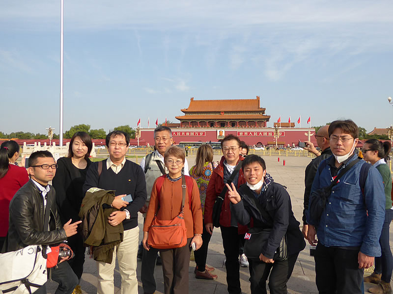 2015年研修旅行：北京にて