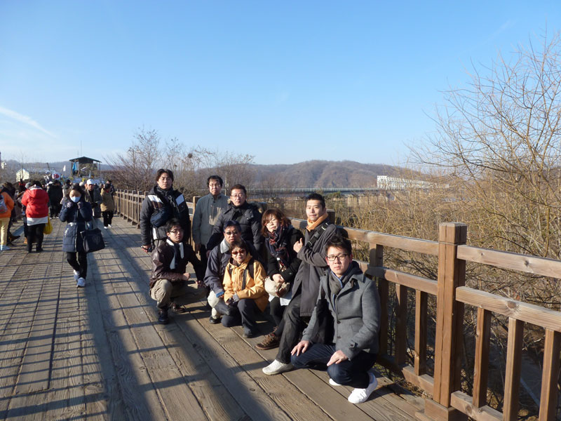 2011研修旅行：韓国にて